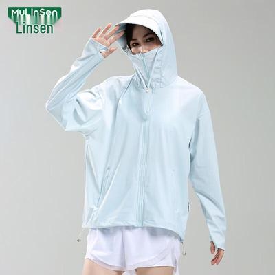 MULINSEN Damen Leichter Kapuzenpullover mit UPF50+ Sonnenschutz
