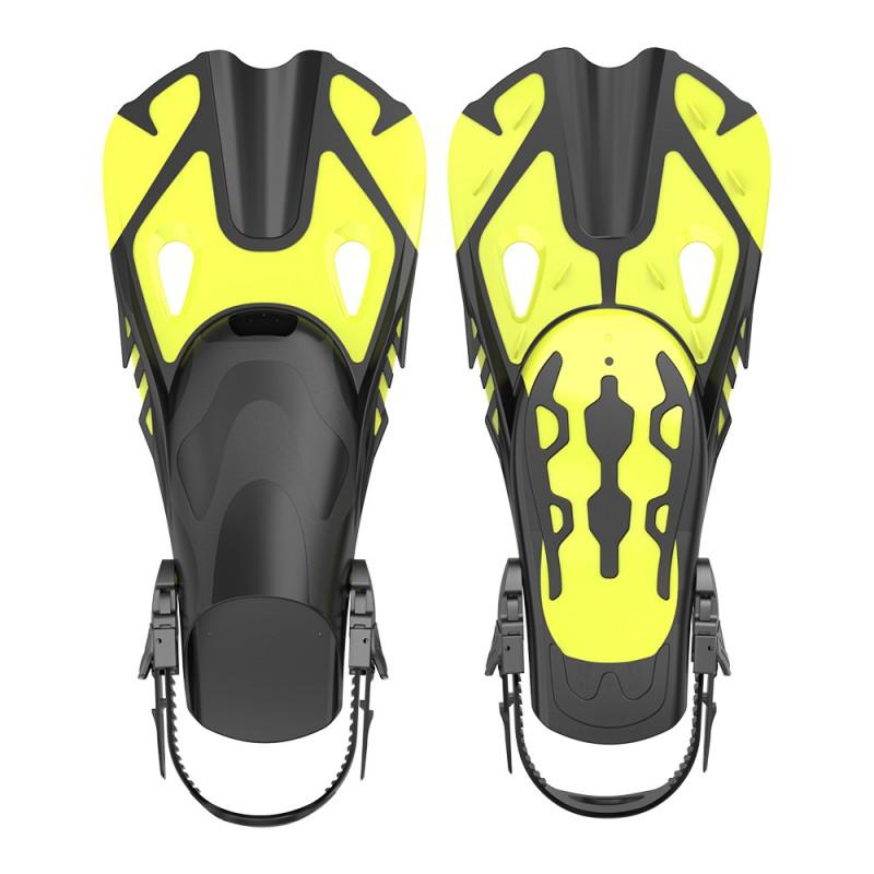 Adjustable Snorkeling Fins Adults Lightweight Short Blade Swimming Gear Outdoor Water Sports