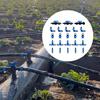 23/50pcs Drip Irrigation Connector Kit For 16mm Garden Hose, Easy Install Watering Fittings With Valves And Stopper