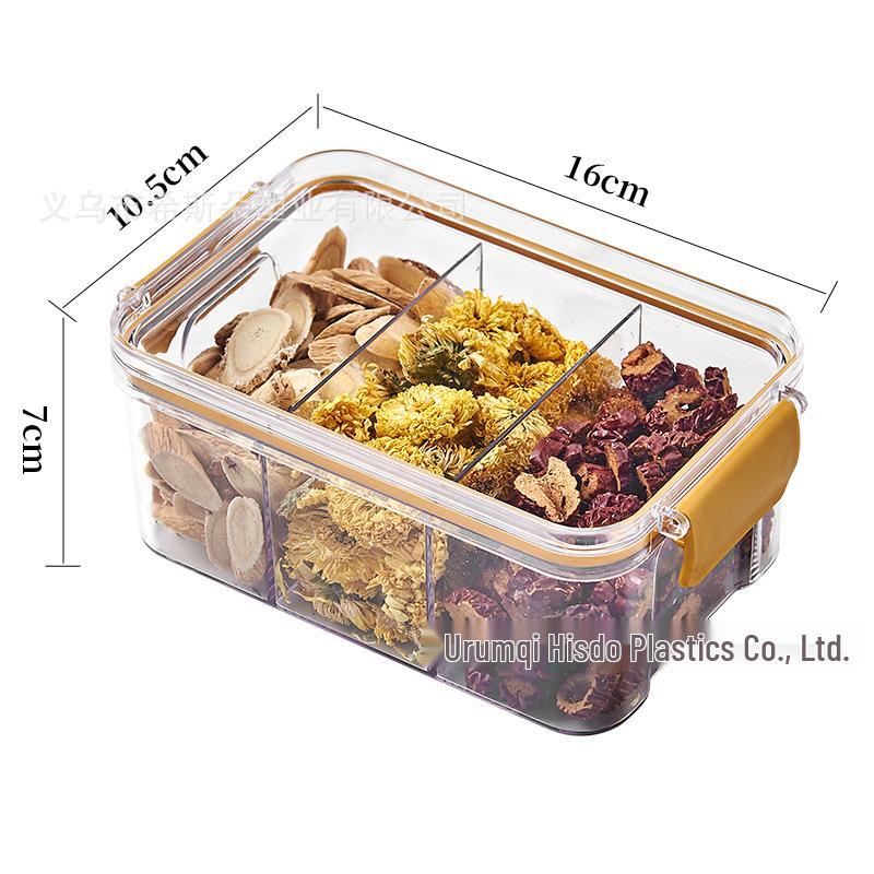 Transparent Plastic Food-Grade Storage Jar for Candy, Tea, Grains, and Cereal