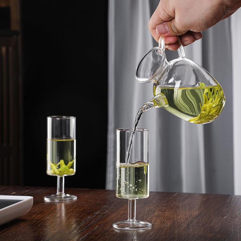 Yipan High Borosilicate Glass Teacup Set