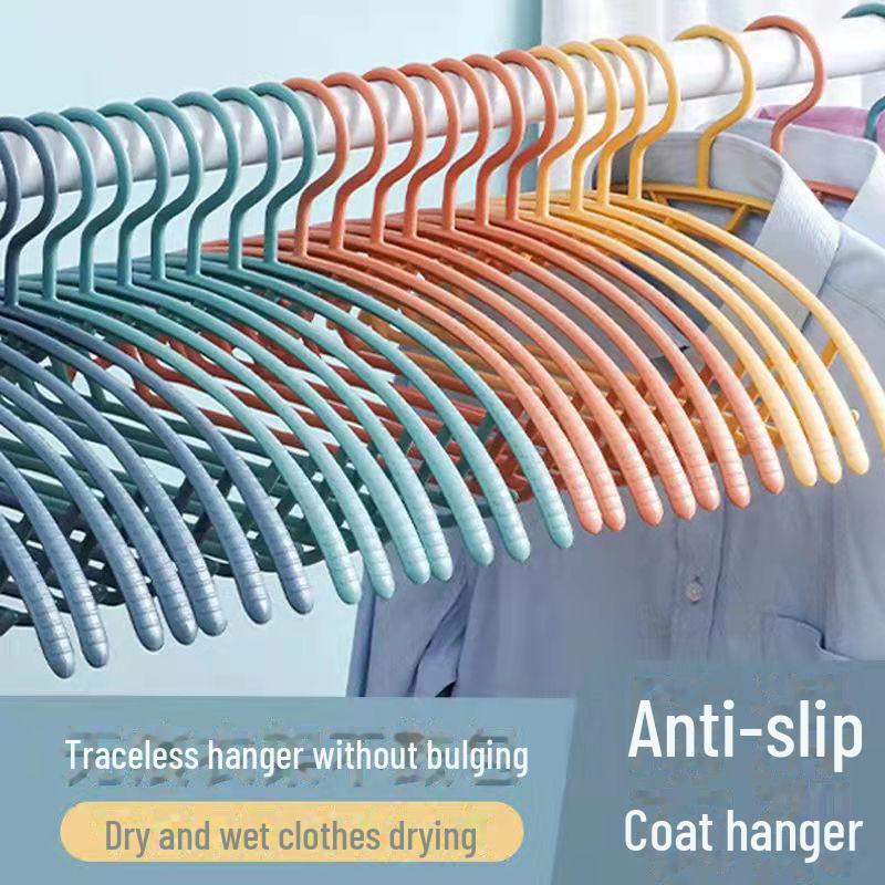 Non-Slip Seamless Clothes Drying Rack for Household Wardrobes