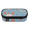 Pen Case Roomy Interior 300D Polyester Smooth Zipper with Mesh Pocket Removable Divider and Pen Slots for Everyday Study