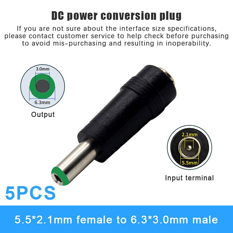 1/5/8/14Pcs Type C / Tablet Micro Usb 2.0 To Dc 5.5X2.1 Mm Power Jack Adapter Plug Usb C To Dc 5.5*2.1 Mm Connector Adapter 5V