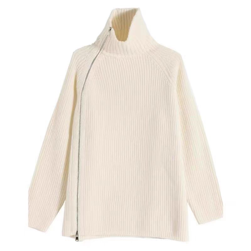 Loose Side Thickened Sweater Oversize Women's Clothing