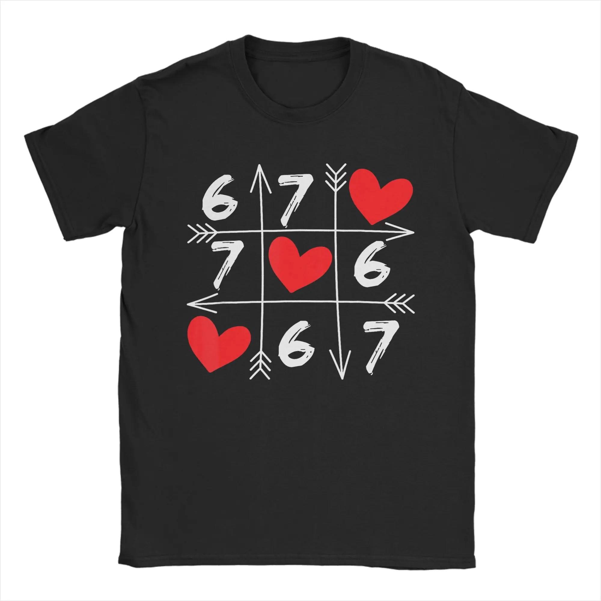 

67 Meme Tic Tac Toe Heart Valentines Day Graphic Tee Short Sleeve Casual Cotton T-Shirt - Men s Summer Cotton Graphic Tee S разноцветный