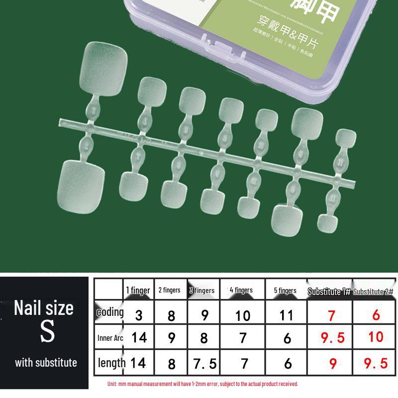 Handmade Blue Cat Eye Toe Nail Patches - Stylish High-End False Nails