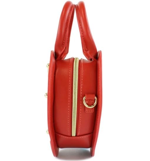 My Melody 50th Anniversary Heart Strawberry Bag, Red