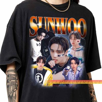 Limited Sunwoo Vintage Unisex Shirt, Sunwoo Fan Tees, Sunwoo Retro 90s Shirt, Sunwoo Gift, Sunwoo Merch, Kpop Shirt, Kpop Gift, Kpop Merch