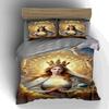 Golden Celestial Portrait Bedding Duvet Cover Sets Duvet Covers Pillowcases Gifts (1 * Duvet Cover 2 * Pillowcases, Without Duvet Insert)