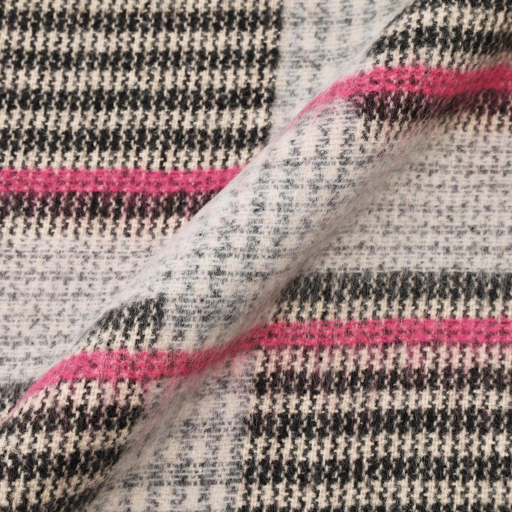 Afternoon Tea Living Stole JE16 Glen Check Black Stole,