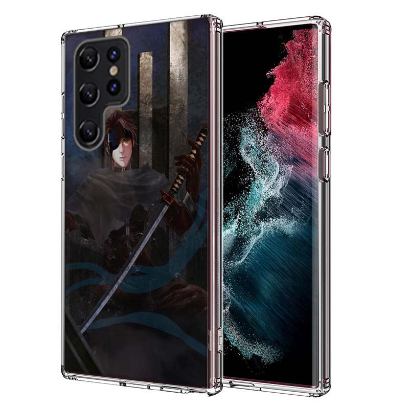Bleach Aizen Sousuke Capa Phone Case For Samsung S26 Ultra S25 Edge Galaxy S23 S21 S20 S24 FE S22 S10 Plus Cover Clear TPU Shell