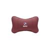 M logo Car Valve Cap Auto Seat Headrest Leather Neck Pillow Head Support For BMW X1 X2 X3 X5 X4 X6 X7 iX3 F20 F10 F07 E70 E46 FY6