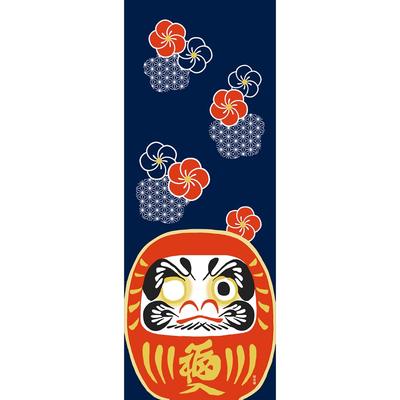 Toalha de Mão Hamamonyo Daruma Feliz