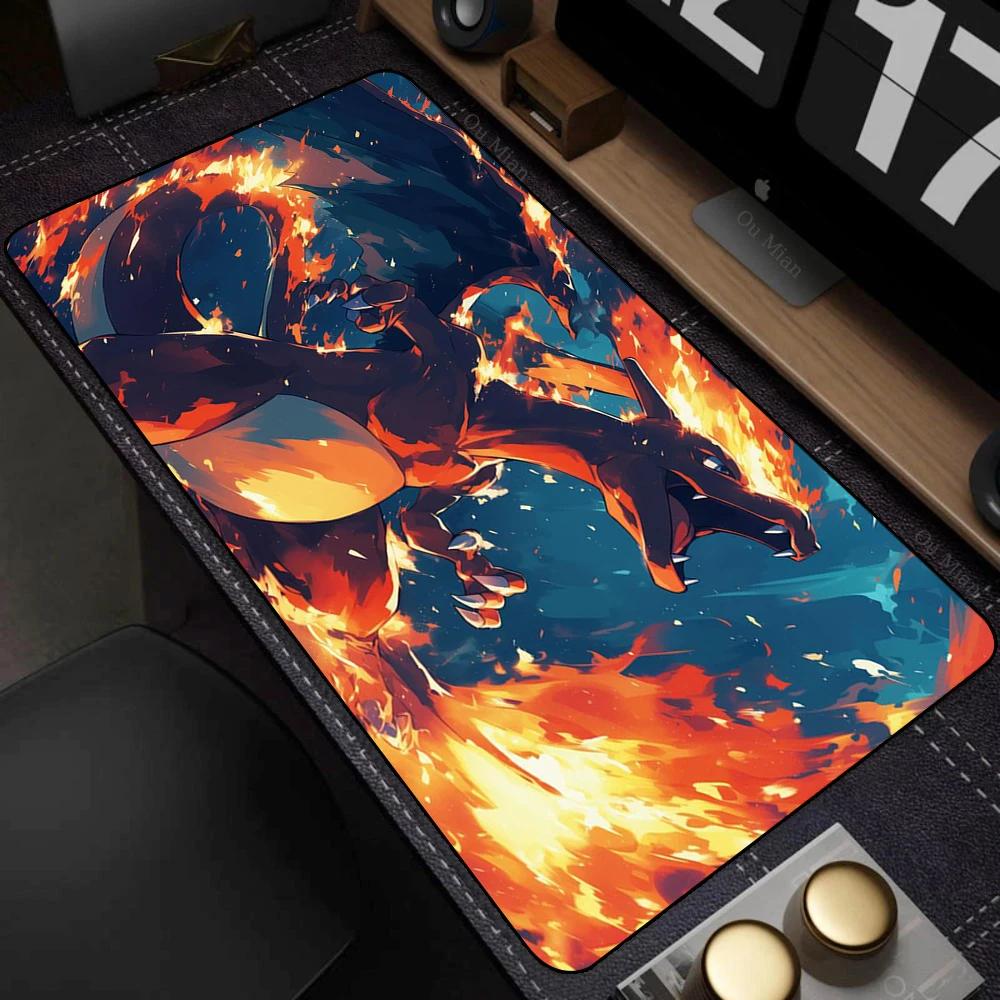 Mouse Pad Gamer XXL Mouse Mat Ppokemon Desk Mats Table of Office Carpet Gamer Natural Rubber Mice Pad Lockrand Mousepad xcm