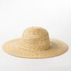 Spring and Summer New Simple and Fashionable Dome Big-brimmed Straw Top Hat for Men and Women, Sun Protection and Sunshade, Beach Big-brimmed Straw