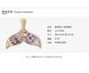 Spille da Donna Moda Viola Coda di Pesce Spille Per Donne Lusso Colore Oro Lega Zircone Spilla Spille di Sicurezza