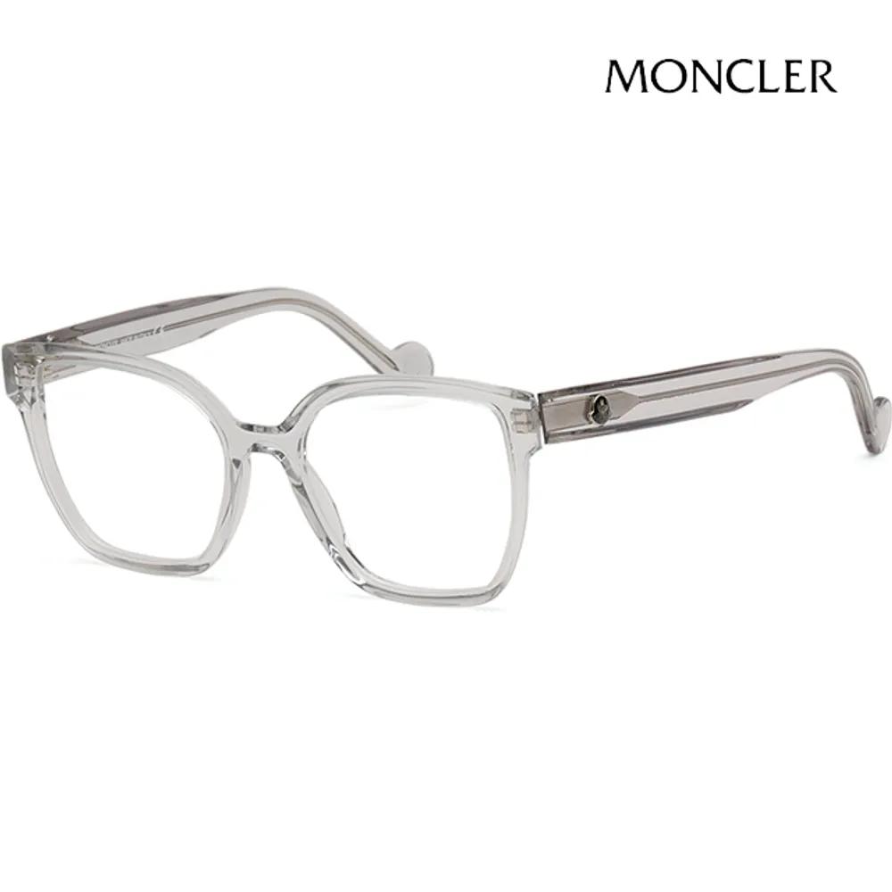 Moncler Eyeglass Frames ML5155 020 Horn-rimmed Clear Gray