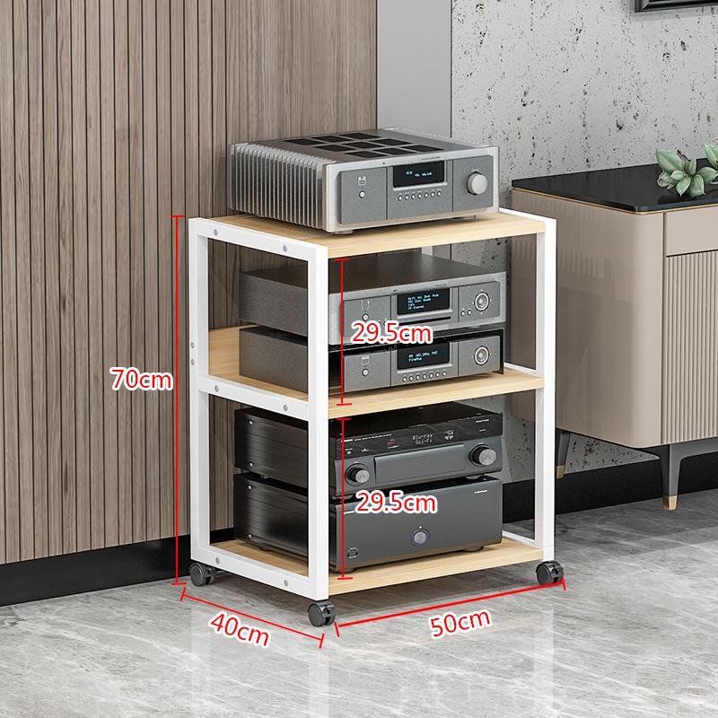Supporto Moderno Amplificatore Multi-Livello Rack Attrezzatura Audio Mobile Supporto Sistema Audio Speaker Organizer Salvaspazio