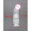 Transparent Crystal Penis Sleeve for Men - Reusable, Penis Extension, Delay & G - Spot Excitement