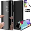Case for Samsung A22 4G - Trendy Design - Mirror Effect - Shockproof - Reinforced Protection - Black