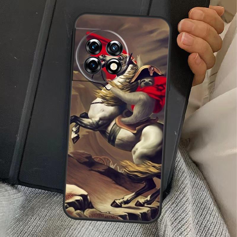 Funny Sloth Case For OnePlus 13R 12R 10R 13T 10T 8T 15 13 12 11 Nord CE 4 3 2 Lite N20 N30 Nord 5 Cover