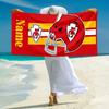 Personalized Arsenal Crest Beach Towel Microfiber Beach Towel Thin Absorbent for Beach Swimming Yoga Bath Sports. 0910362