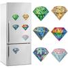 6 Pcs Full Drill Fridge Magnets Sticker Car Butterfly Dragonfly Diamond Painting Magnets Refrigerator for DIY Crafts Party Gift