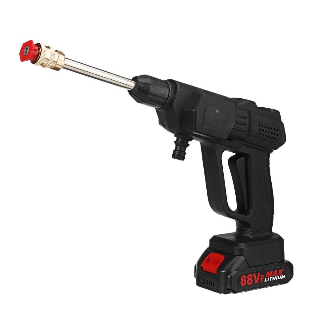 Portable High Pressure Car Wash Spray Guns Cordless Water Jet Gardening Washing Machine 88VF