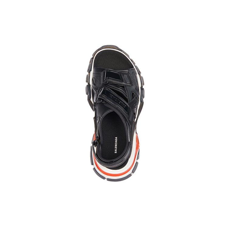 Balenciaga Track Sandals 'Clearsole Black Red' 655954W2CC31096