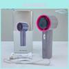 Handheld Mini Turbine Fan With Usb Rechargeable Led Display For Travel And Office Use