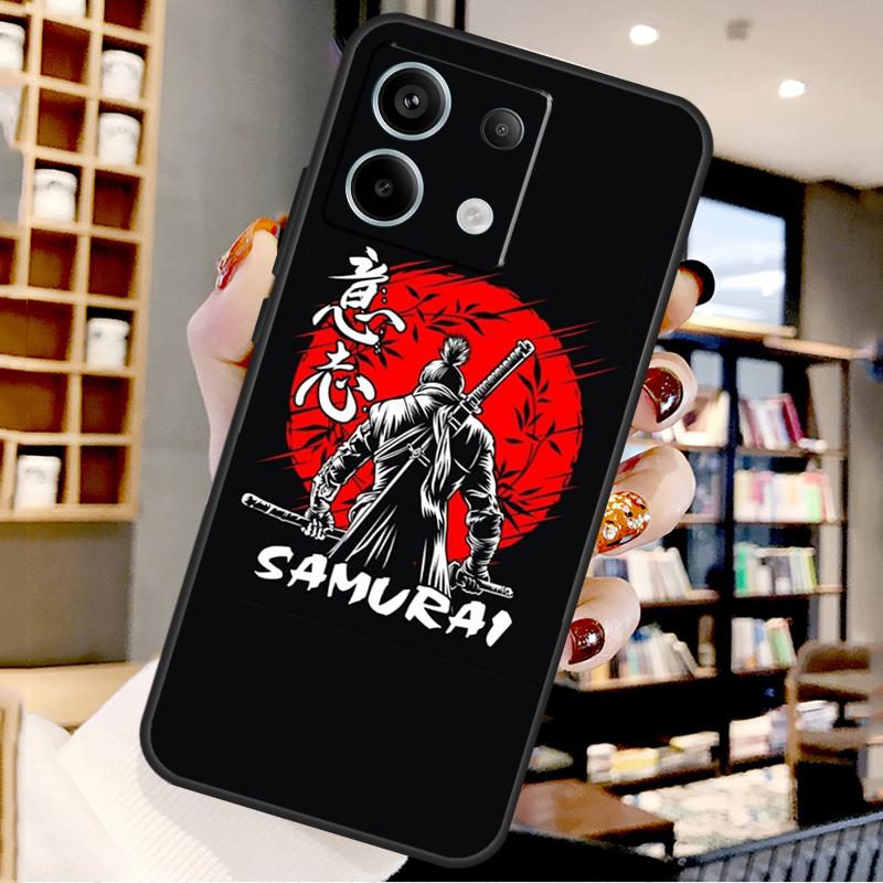 Samurai Japan Art For Xiaomi Redmi Note 14 Pro 9 10 11 12 13 15 Pro Plus Case For Redmi 15 15C 13C 12C 10C 14C