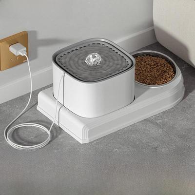 "Automatic Pet Water Feeder & Food Bowl"