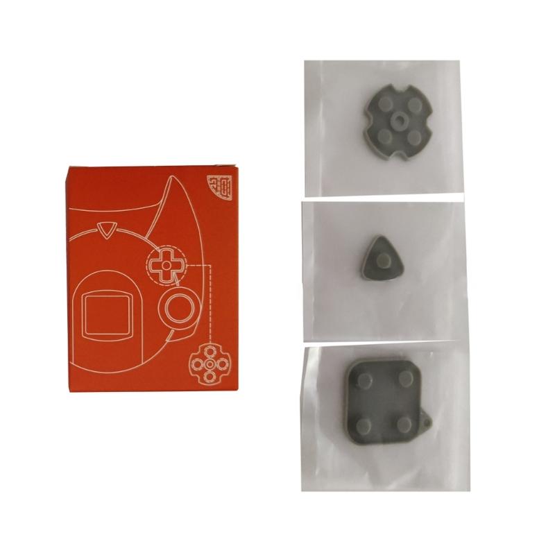 Conductive Rubber Buttons For  Dream Cast DC Game Controller D Pad Adhesive Rubber Buttons Repair Replacement