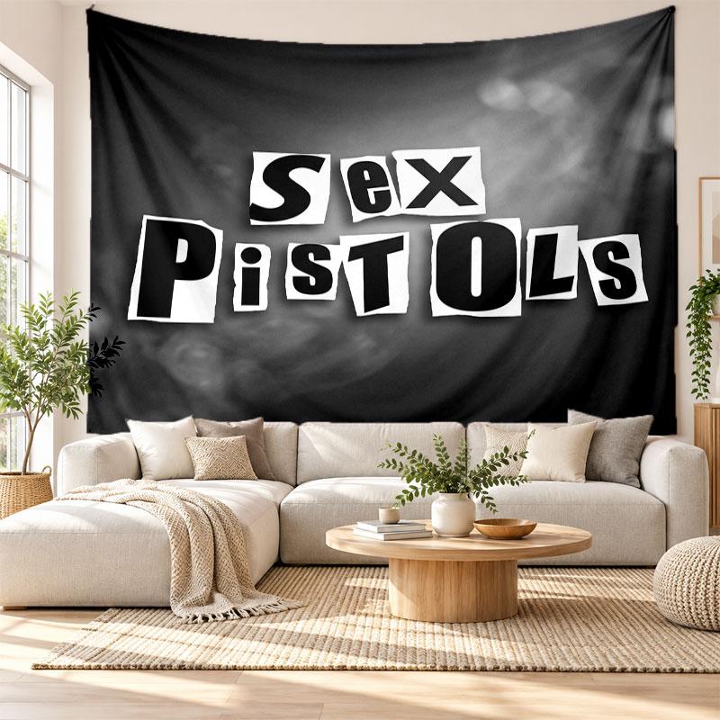 Sex Pistols Wall Tapestry, Soft Fabric Wall Hanging, Decorative Backdrop For Bedroom Home Wall Art