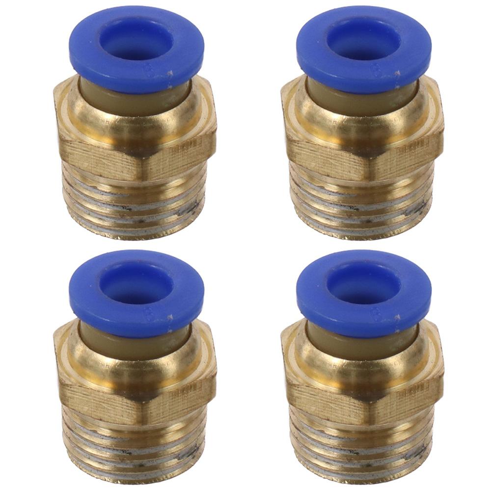 4pcs Pneumatic Push-to-connect Tube Connection