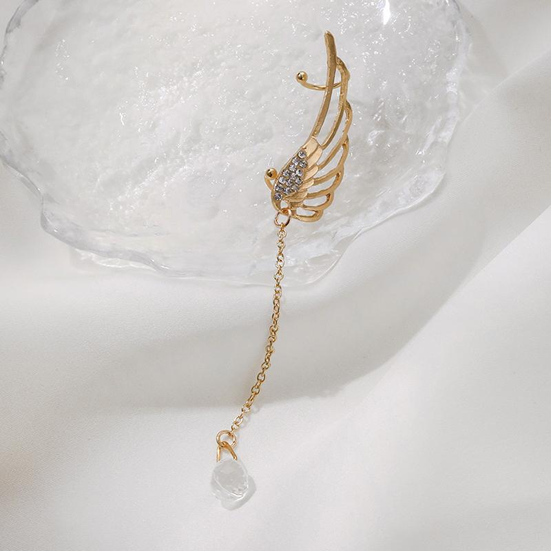 

Индивидуальные серьги-подвески в виде крыльев ангела для женщин, уникальные модные серьги-клипсы с кисточками, легкие роскошные подарочные украшения для ушей