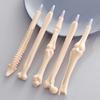 Novelty Bone Shape Ballpoint Pen Refill Writing Ball Pens School Office Pen