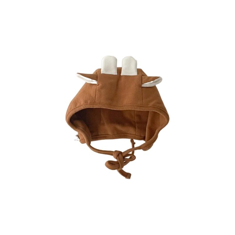 2023 Cartoon Pilot Cap Ear Flaps Baby Bonnet Cap Warm Hat Earflaps Ear Protections Hat Beanie Cap for Toddler Kid Child