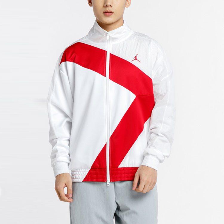 Jordan Sport Jackets Men's White Stand Collar Moderate Other CI7916-100