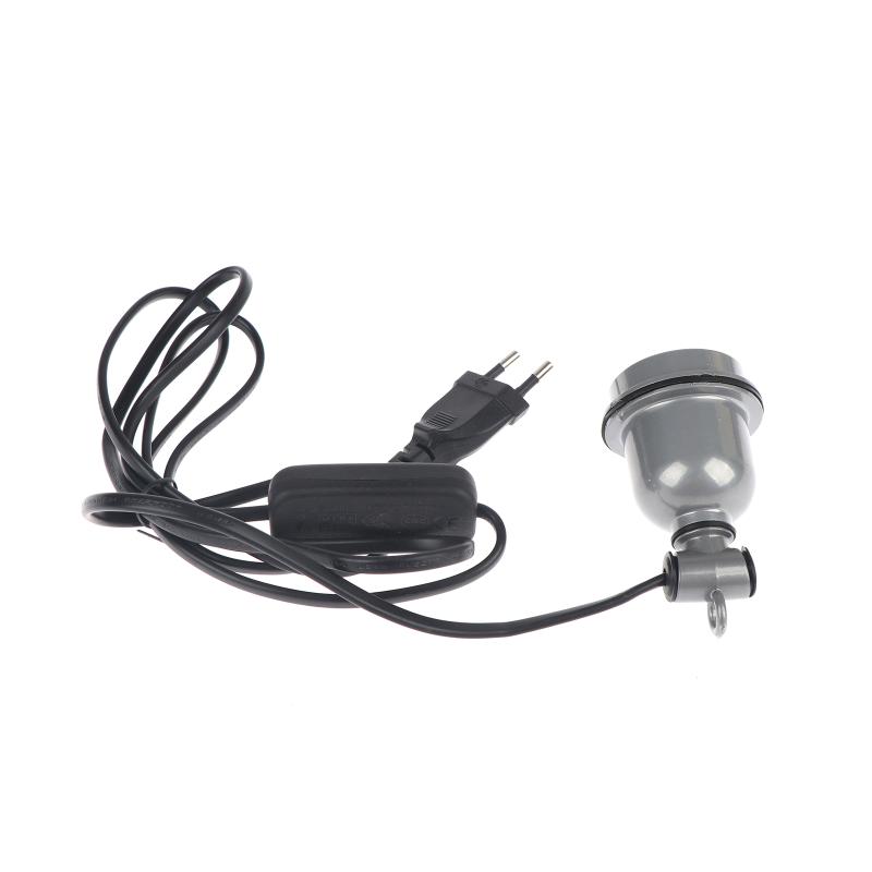 New E27 Crawling Pet Heating Lamp Holder Power Cord Control Switch Piglet Chicken Brooder Heating Spiral Light Socket