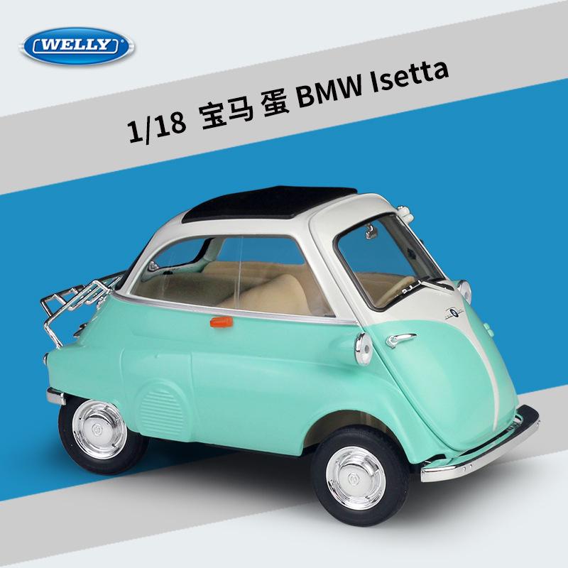 

ВЕЛЛИ 1:18-й BMW Исетта Литой Автомобиль Модель Украшение