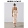 UR 2026 French Style Floral Slip Dress