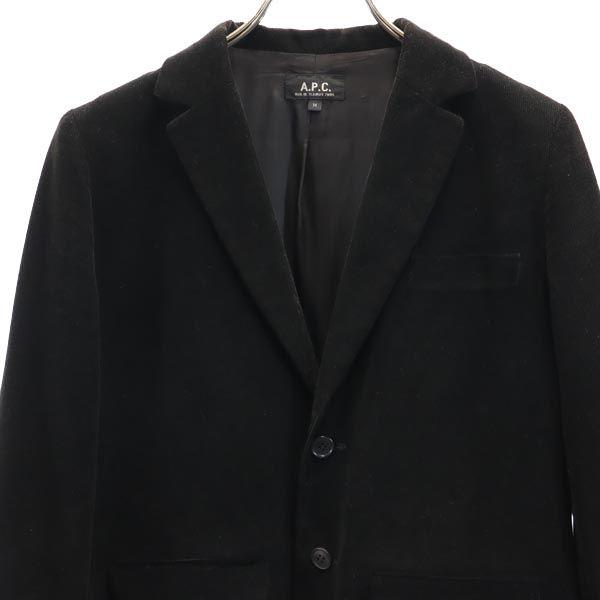 A.P.C. Made in France Corduroy tailored jacket M black Women Used