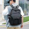 Men's Backpack Large Capacity Travel Leisure Solid Color Computer Backpack Fashion Men and Women Students Schoolbag