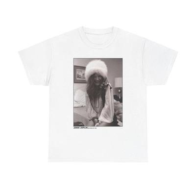 Janis Joplin T-Shirt Vintage Foto Retro Schwere Baumwolle