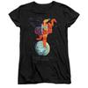 Womens/Ladies Galactic Woman Of Tomorrow Capped Sleeved T-Shirt