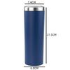 20oz Stainless Steel Insulated Tumbler with Lid Vacuum Double Wall Travel Mug Reusable Home Coffee Tumbler Cup Car Water Cups