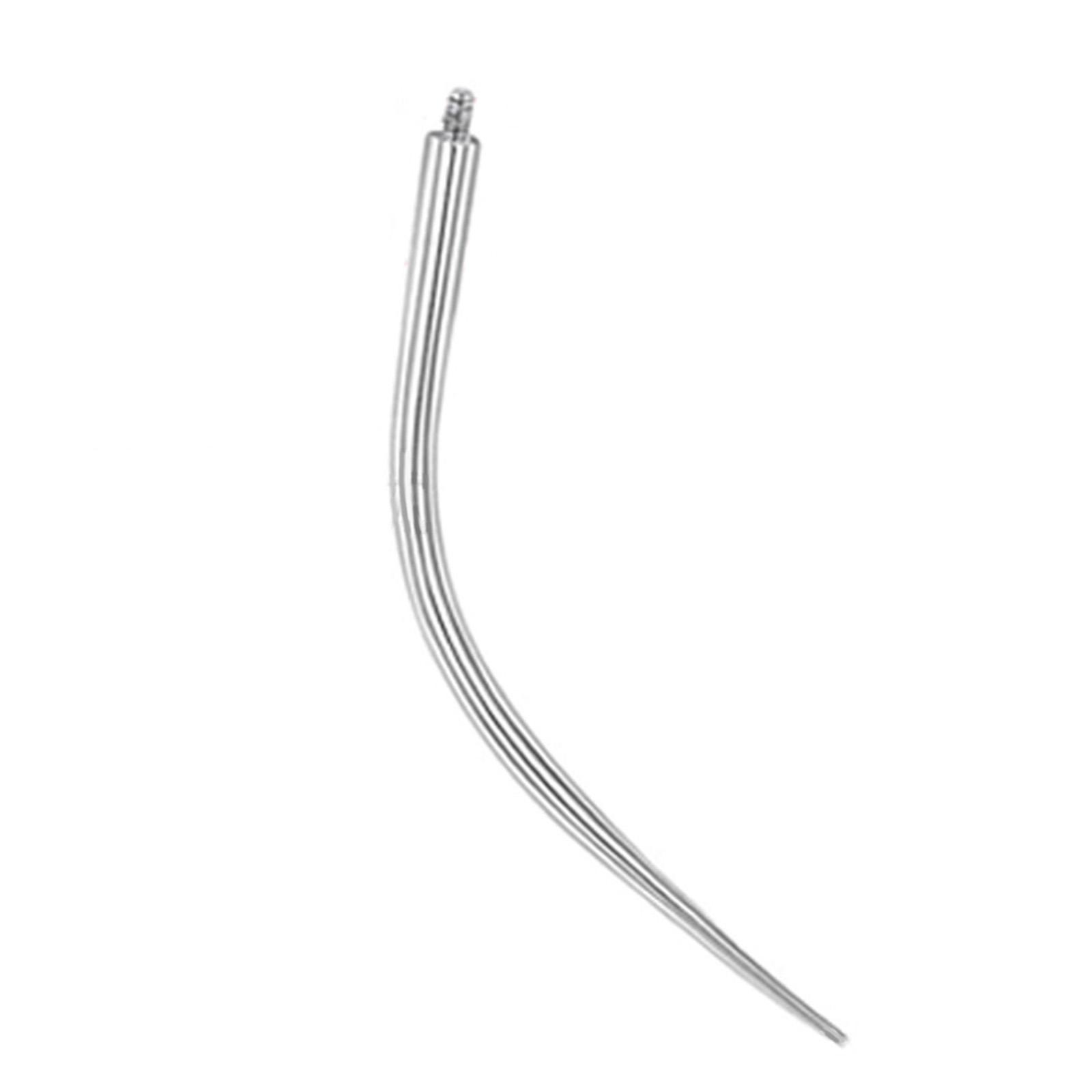 

Многофункциональная изогнутая игла-проводник для пирсинга, точные иглы для пирсинга с внутренней резьбой, прочный аксессуар для пирсинга тела M18