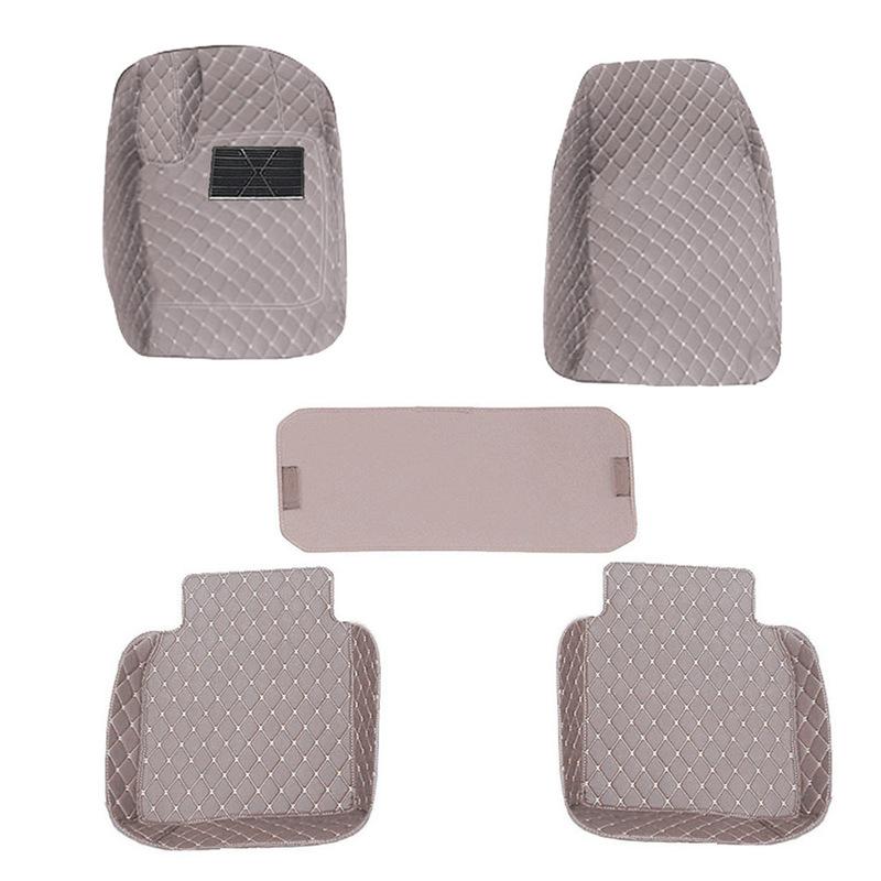 5 PCS Tapis de Sol Universels pour Voiture Tapis Imperméables Intérieur Automobile Ensemble Complet Conduite à gauche